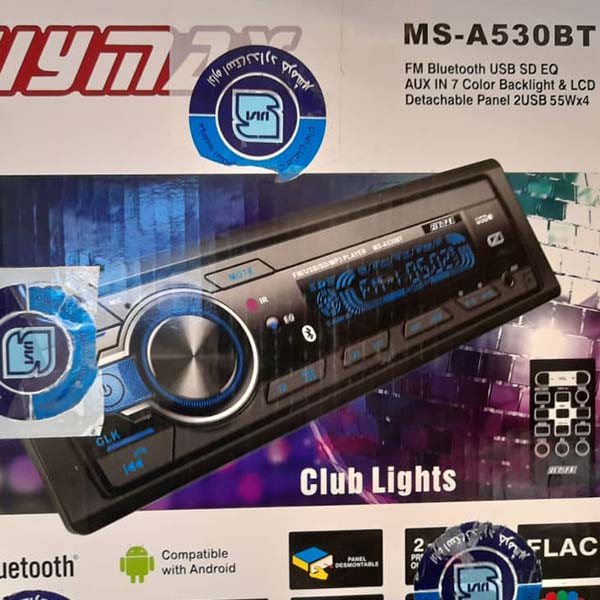 پخش کننده خودرو فلای مکس مدل MS_A530BT