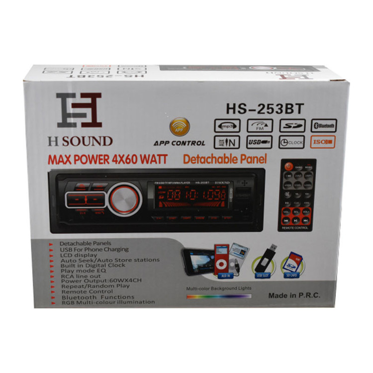 پخش کننده خودرو اچ ساند مدل HS253BT