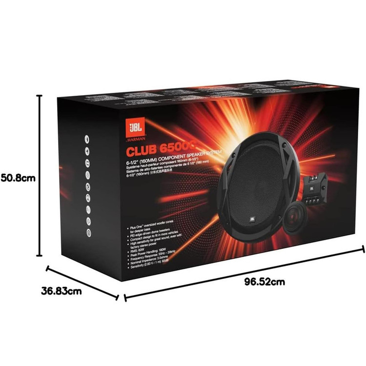 اسپیکر کامپوننت خودرو جی بی ال مدل CLUB 6500C