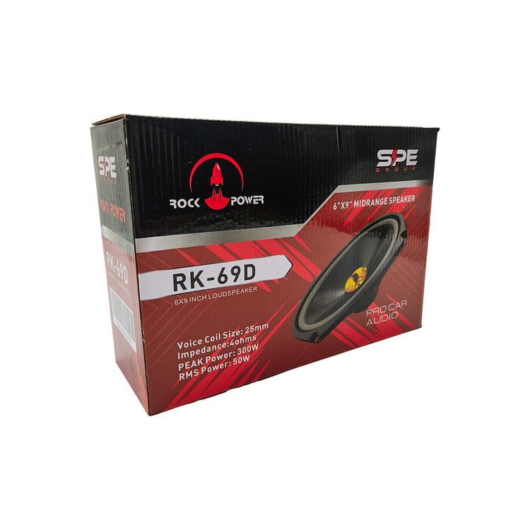 اسپیکر پشت خودرو راک پاور مدل RK-69D سایز 6x9 اینچ بسته دو عددی