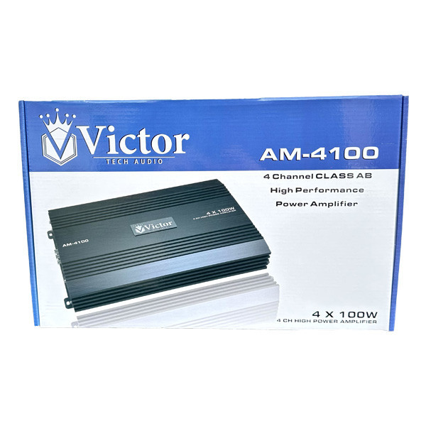 آمپلی فایر خودرو 4 کانال ویکتور مدل AM4100